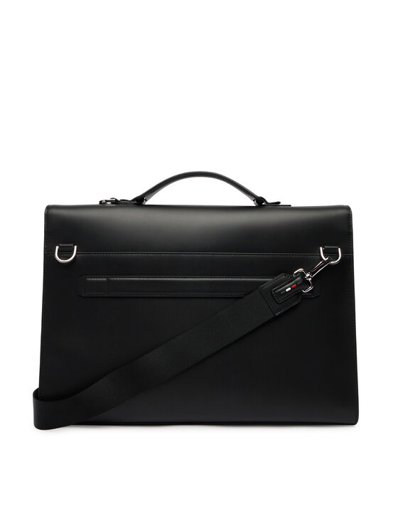 Tommy Hilfiger Tommy Hilfiger Aktovka Th Business Leather Computer Bag AM0AM14163 Černá