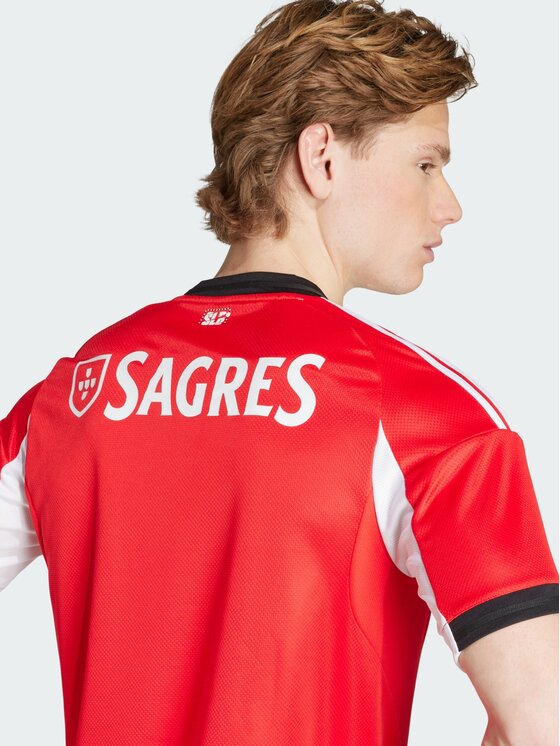 adidas adidas Koszulka techniczna Benfica 25/26 Home Jersey Czerwony Slim Fit
