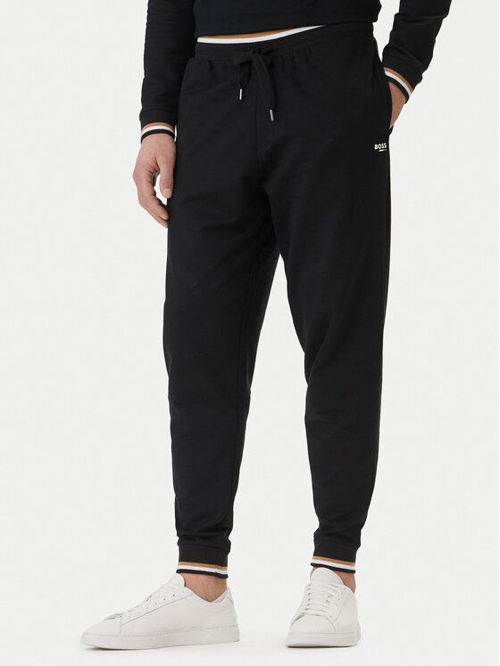 BOSS BOSS Teplákové nohavice Iconic 50554830 Čierna Regular Fit