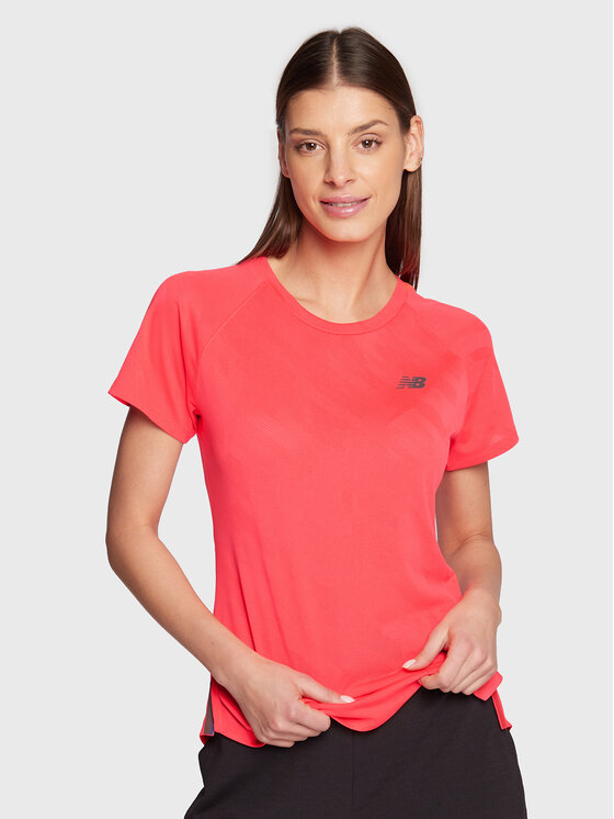 New Balance New Balance Maglietta tecnica Q Speed WT23281 Rosso Athletic Fit