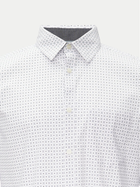 s.Oliver s.Oliver Cămașă 2149815 Alb Slim Fit