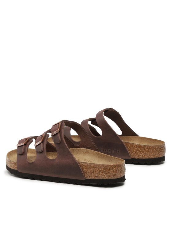 Birkenstock Birkenstock Nazouváky Florida 53901 Hnědá