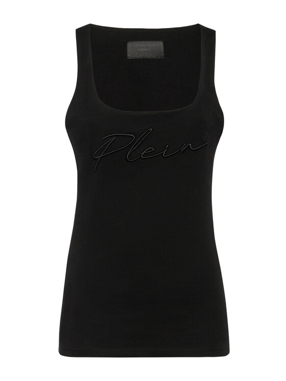 PHILIPP PLEIN PHILIPP PLEIN Tank top 1427 Čierna Skin Tight Fit
