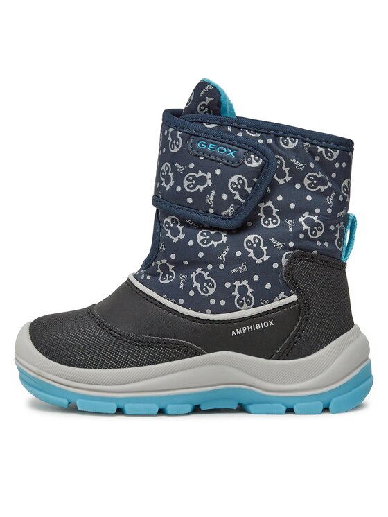 Geox Geox Čizme za snijeg B Flanfil Girl B Abx B263WG 0BCMN CF4N4 S Tamnoplava