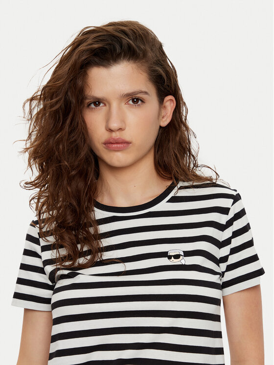 KARL LAGERFELD KARL LAGERFELD Majica A1W17099 Črna Regular Fit