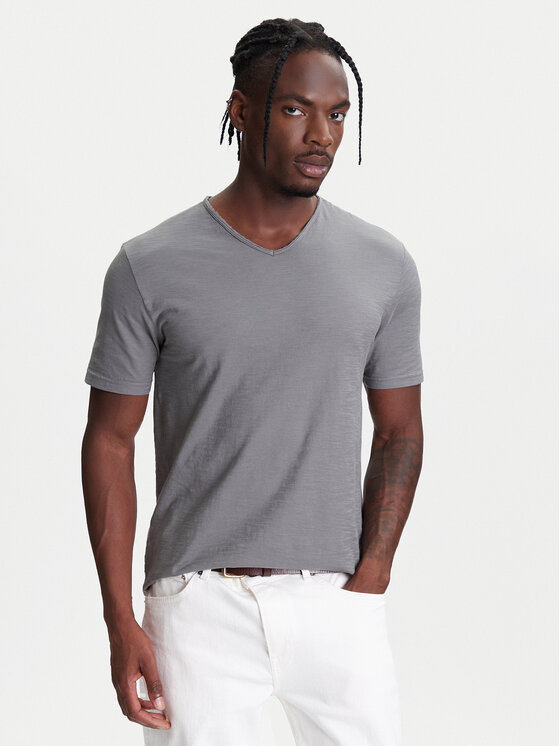 United Colors Of Benetton United Colors Of Benetton Majica 3JE1J4264 Siva Regular Fit