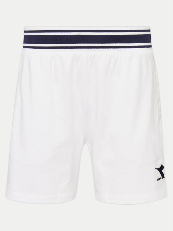 Diadora Diadora Sportiniai šortai Tweener 102.179334 Balta Relaxed Fit