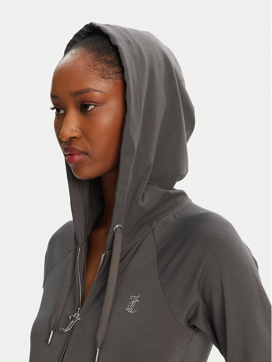 Juicy Couture Juicy Couture Mikina Ola JCWAS125310 Sivá Slim Fit