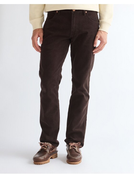 Wrangler Wrangler Jeansy GREENSBORO Brązowy Straight Leg