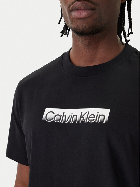 Calvin Klein Calvin Klein Tricou LV04LF812G Negru Slim Fit