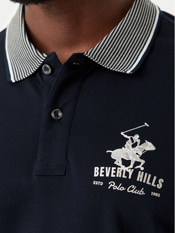 Beverly Hills Polo Club Beverly Hills Polo Club Polo M2607-HR Tamnoplava Regular Fit