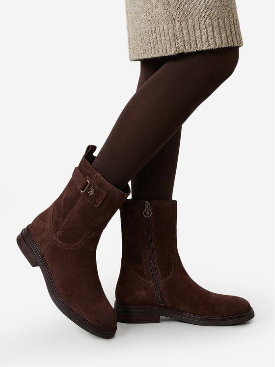 U.S. Polo Assn. U.S. Polo Assn. Škornji CEO-CORINA001W/ELT1 Rjava