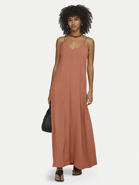 ONLY ONLY Vestito estivo Madeli 15371094 Arancione Regular Fit