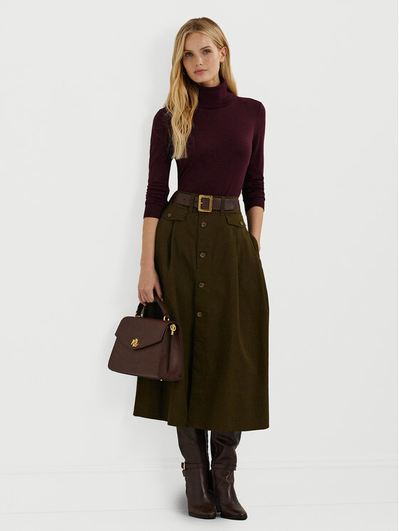 LAUREN RALPH LAUREN LAUREN RALPH LAUREN Rolák 200940470007 Bordová Slim Fit