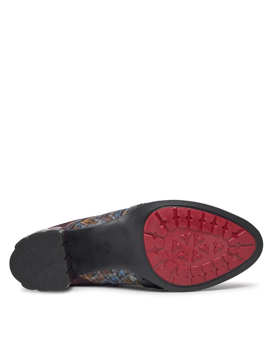 Maciejka Maciejka Schnürschuhe 06160-23/00-5 Dunkelrot