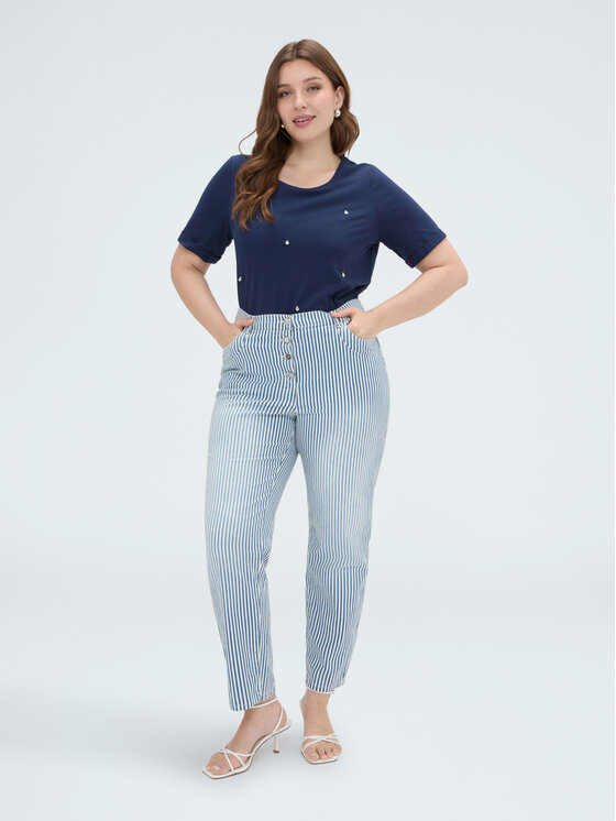 Fiorella Rubino Fiorella Rubino Jeans P468T305301N0R4 Blu Regular Fit