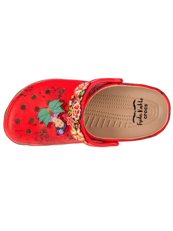 Crocs Crocs Ciabatte Classic Frida Kahlo Classic Clog Rosso