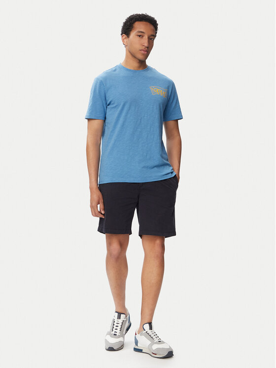 Napapijri Napapijri Тишърт S-Elior NP0A4HZY Син Relaxed Fit