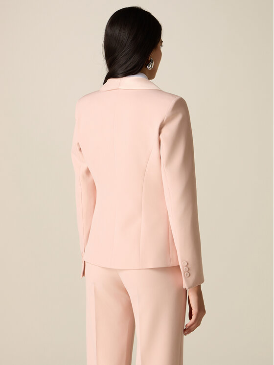 Oltre Oltre Giacca da abito Q809R004607N006 Rosa Slim Fit