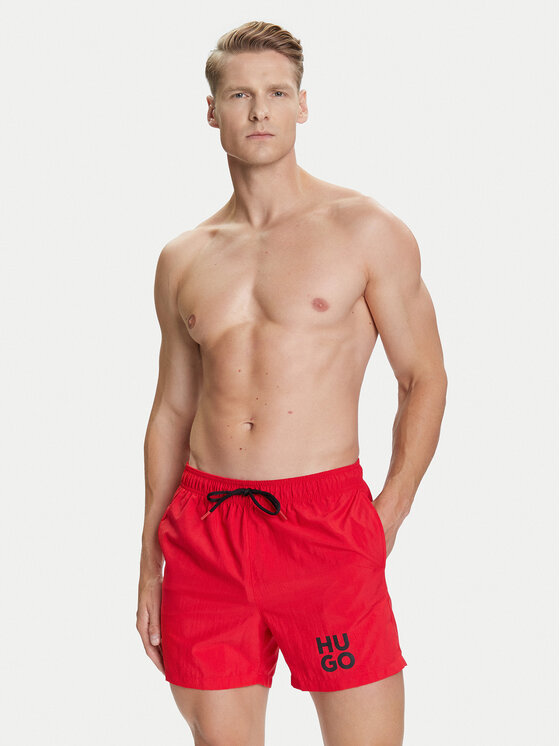 HUGO HUGO Úszónadrág Paolo 50545464 Piros Regular Fit