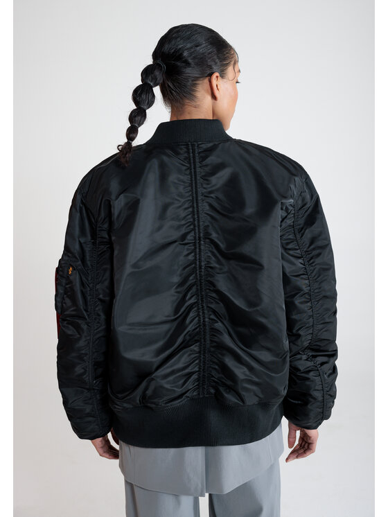 Alpha Industries Alpha Industries Kurtka bomber CWU MA-1 No Cords Bomber Jacket Women Czarny Oversize