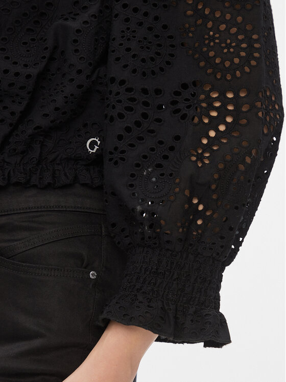 Guess Guess Μπλουζάκι Rafa W3GH95 WFDC0 Μαύρο Regular Fit