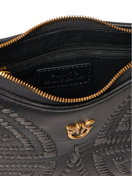 PINKO PINKO Kabelka Half Moon Baby PE 25 PLTT 103538 A2C3 Čierna