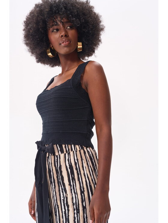 blue shadow blue shadow Top Scor Czarny Standard Fit