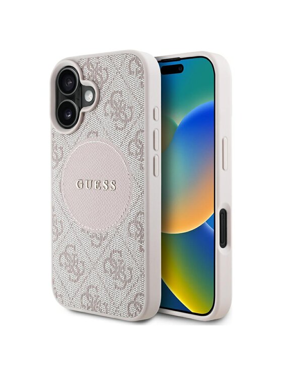 Guess Guess Etui na telefon Apple iPhone 16 Różowy