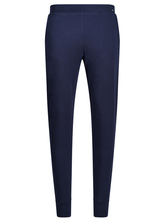 Skiny Skiny Kalhoty z materiálu 80513 Tmavomodrá Regular Fit