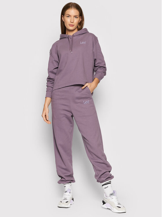 Lee Lee Pantaloni da tuta L32MTXTZ 112143857 Viola Relaxed Fit