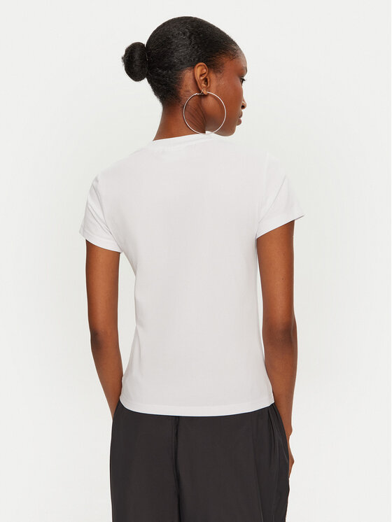 Juicy Couture Juicy Couture Tričko Mon Amour JCSCT224407 Biela Slim Fit