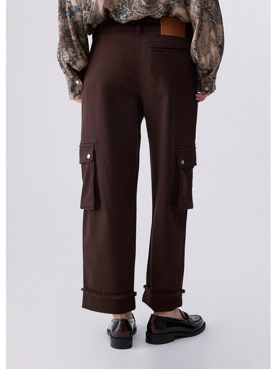 Liu Jo Liu Jo Pantaloni cargo CF6227T1819X0807 Marrone Regular Fit