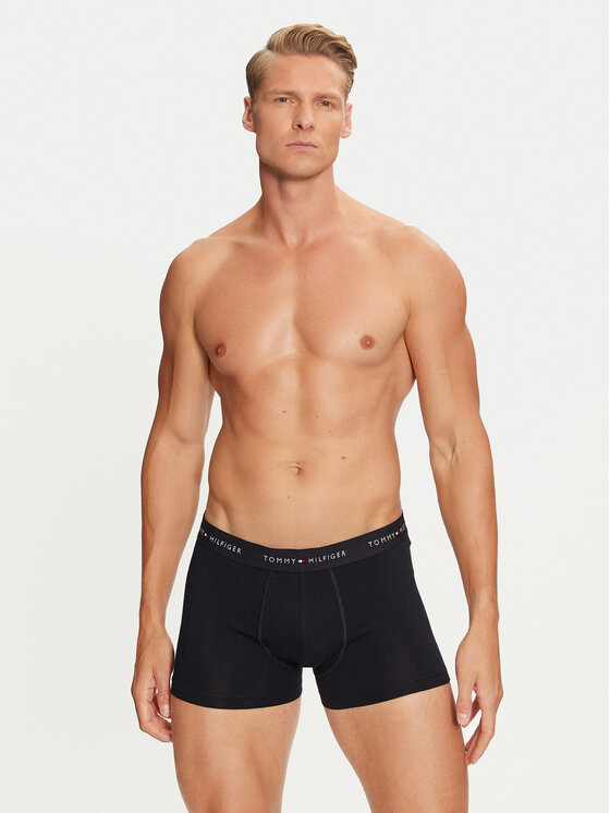 Tommy Hilfiger Tommy Hilfiger Σετ μποξεράκια 3 τμχ UM0UM02763 Μαύρο