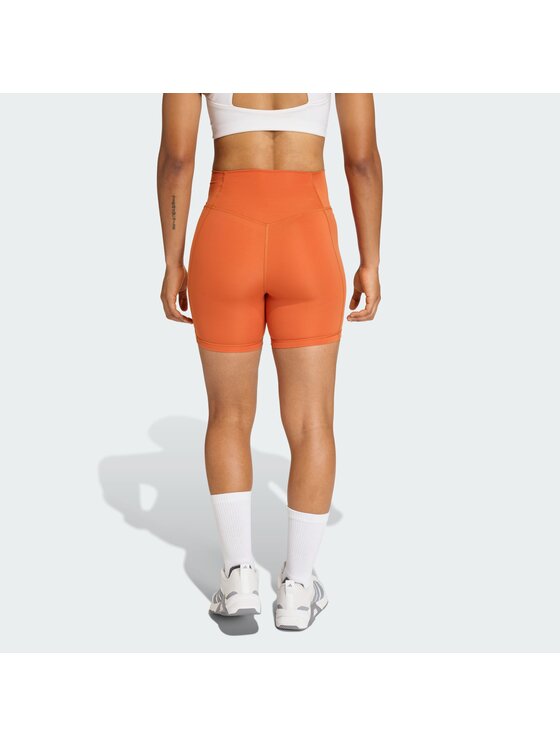 adidas adidas Szorty sportowe 158772 Pomarańczowy Fitted Fit