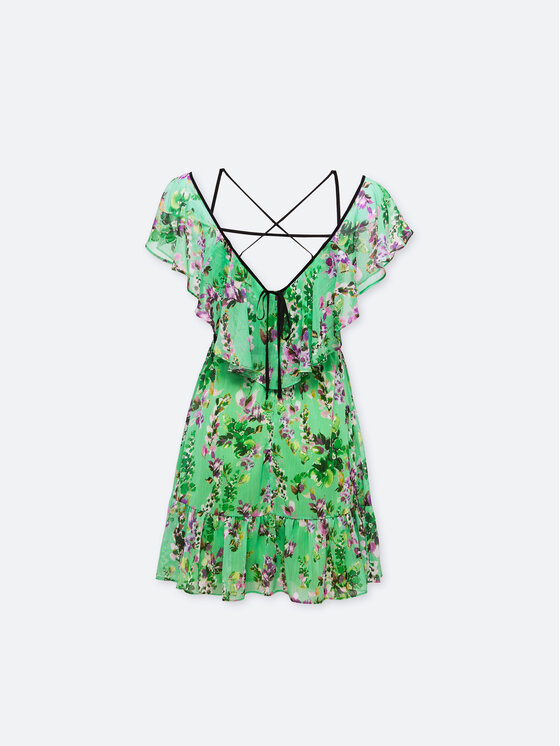 Rage Age Rage Age Sukienka letnia Sofia Zielony Regular Fit