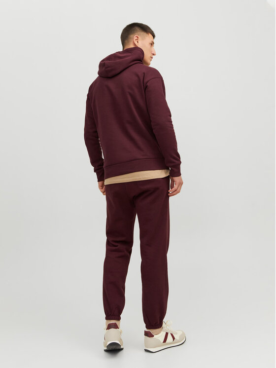 Jack & Jones Jack & Jones Bluza Josh 12236513 Bordowy Standard Fit