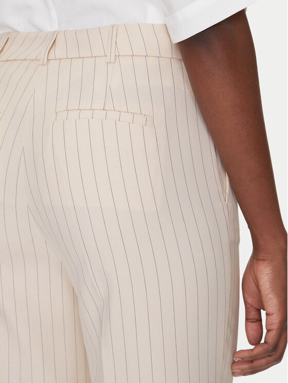 Morgan Morgan Pantaloni din material 251-PVIVI.F M Écru Regular Fit