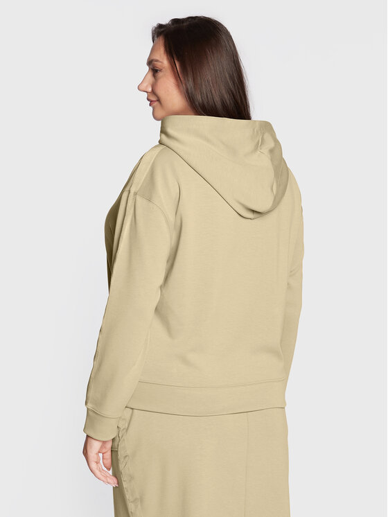 Felpa Interlock WW0WW35391 Beige Relaxed Fit