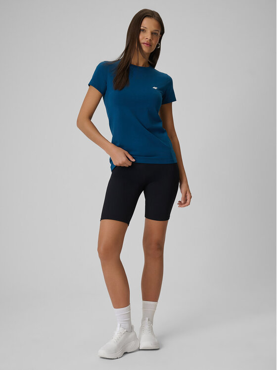 4F 4F T-Shirt NOS Turkusowy Slim Fit