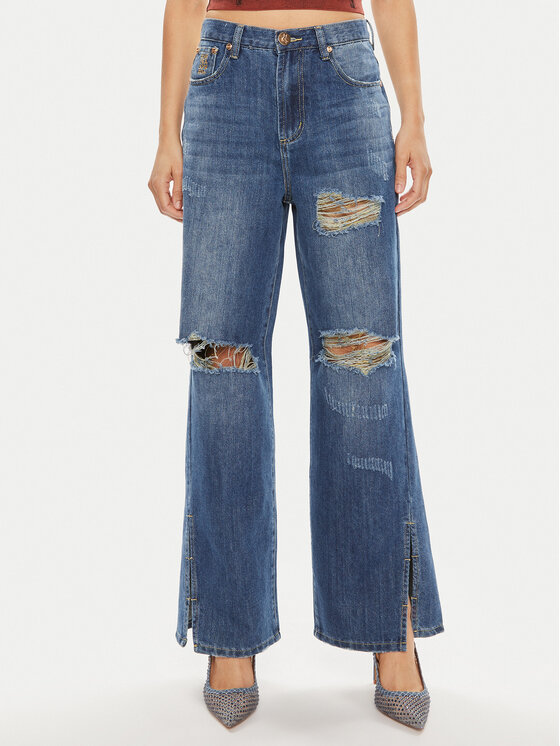 One Teaspoon One Teaspoon Farmer Billie 26277 Kék Straight Leg