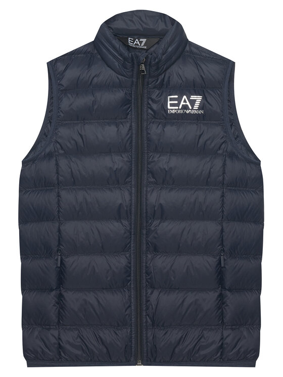 EA7 Emporio Armani Vestă elegantă 7B000034 AF12477 UB102 Bleumarin Regular Fit