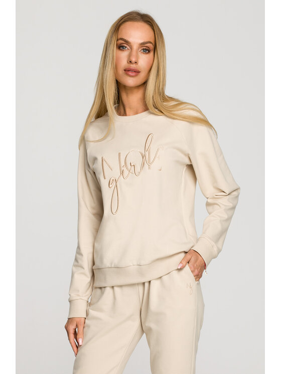 Made of Emotion Made of Emotion Felpa M693 Beige