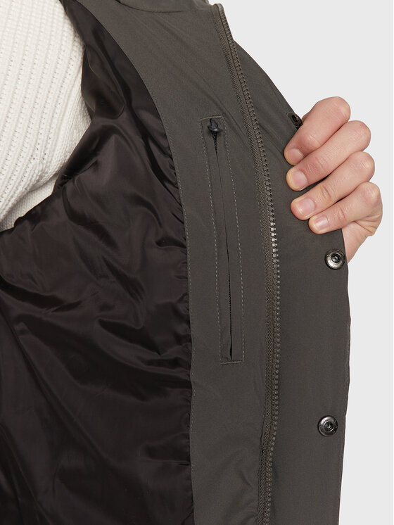 4F 4F Kurtka zimowa H4Z22-KUMP007 Zielony Regular Fit
