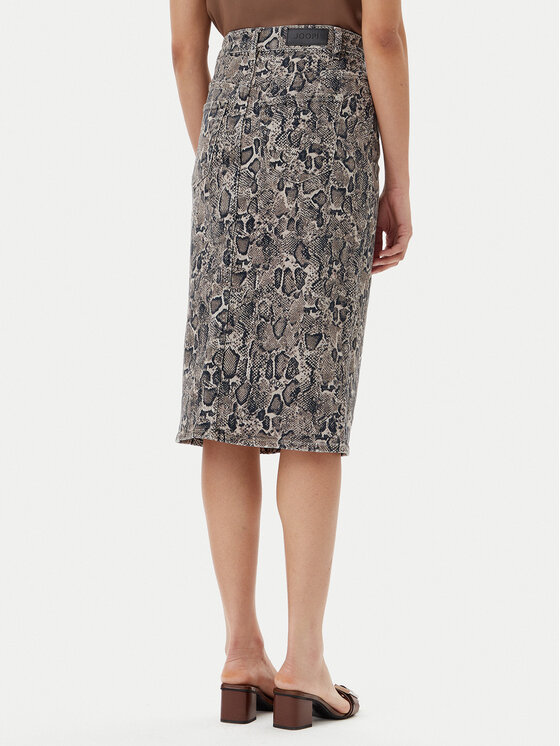 JOOP! JOOP! Džínová sukně 30044957 Hnědá Slim Fit