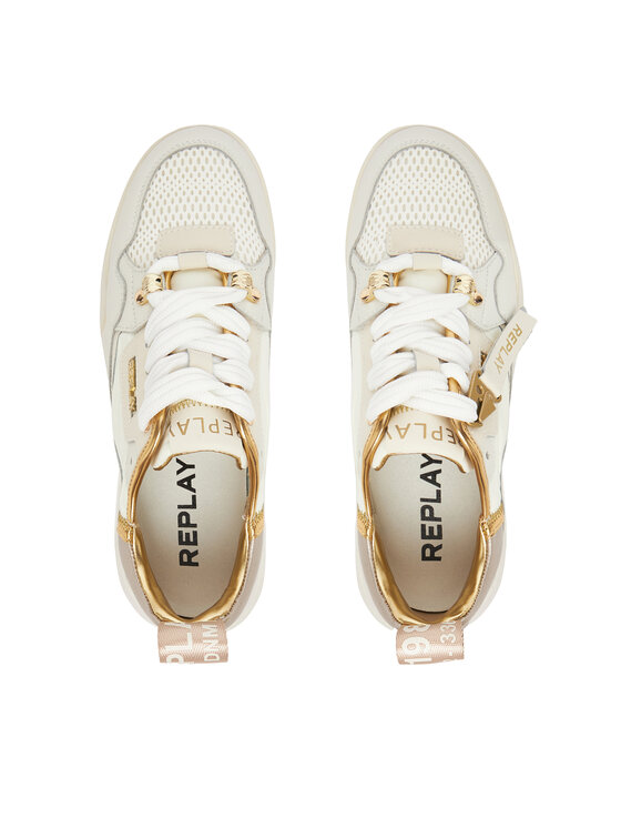 REPLAY REPLAY Sneakersy Field W Speed 2 GWS9H .000.C0008L Écru