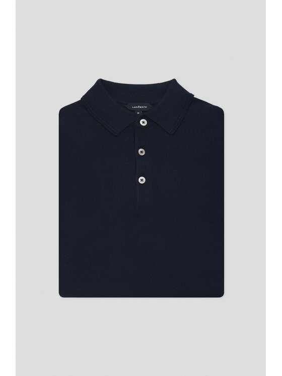 Lancerto Lancerto Sweter Jorge SW073125000004 Granatowy Regular Fit