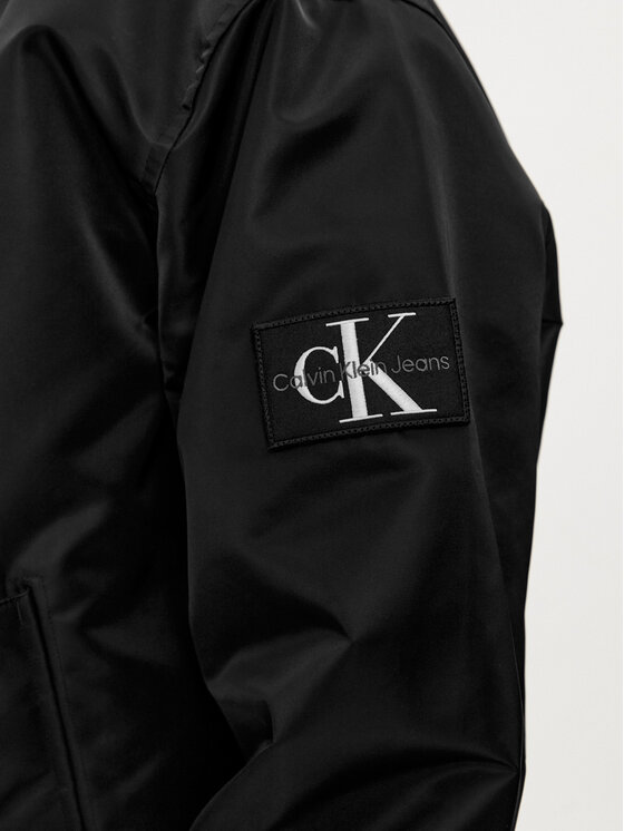 Calvin Klein Jeans Calvin Klein Jeans Μπόμπερ μπουφάν J30J325110 Μαύρο Relaxed Fit