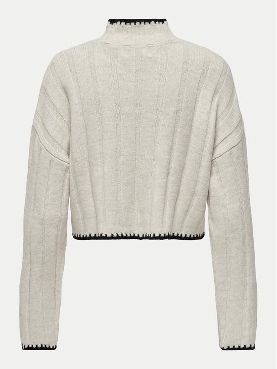 ONLY ONLY Sweter 15329963 Beżowy Regular Fit
