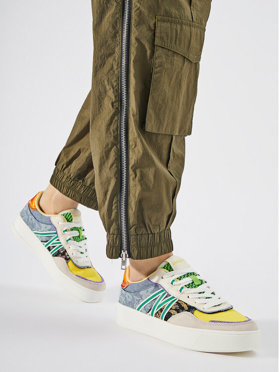 Desigual Desigual Sneakersy 24SSKA01 Kolorowy